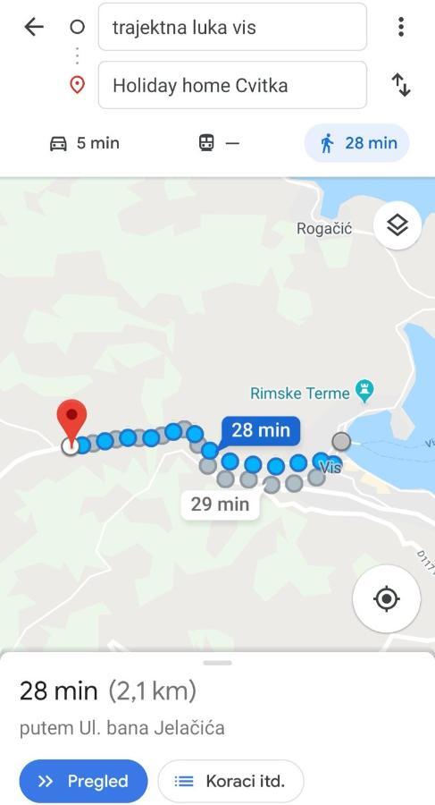 Holiday Home Cvitka Віс Екстер'єр фото